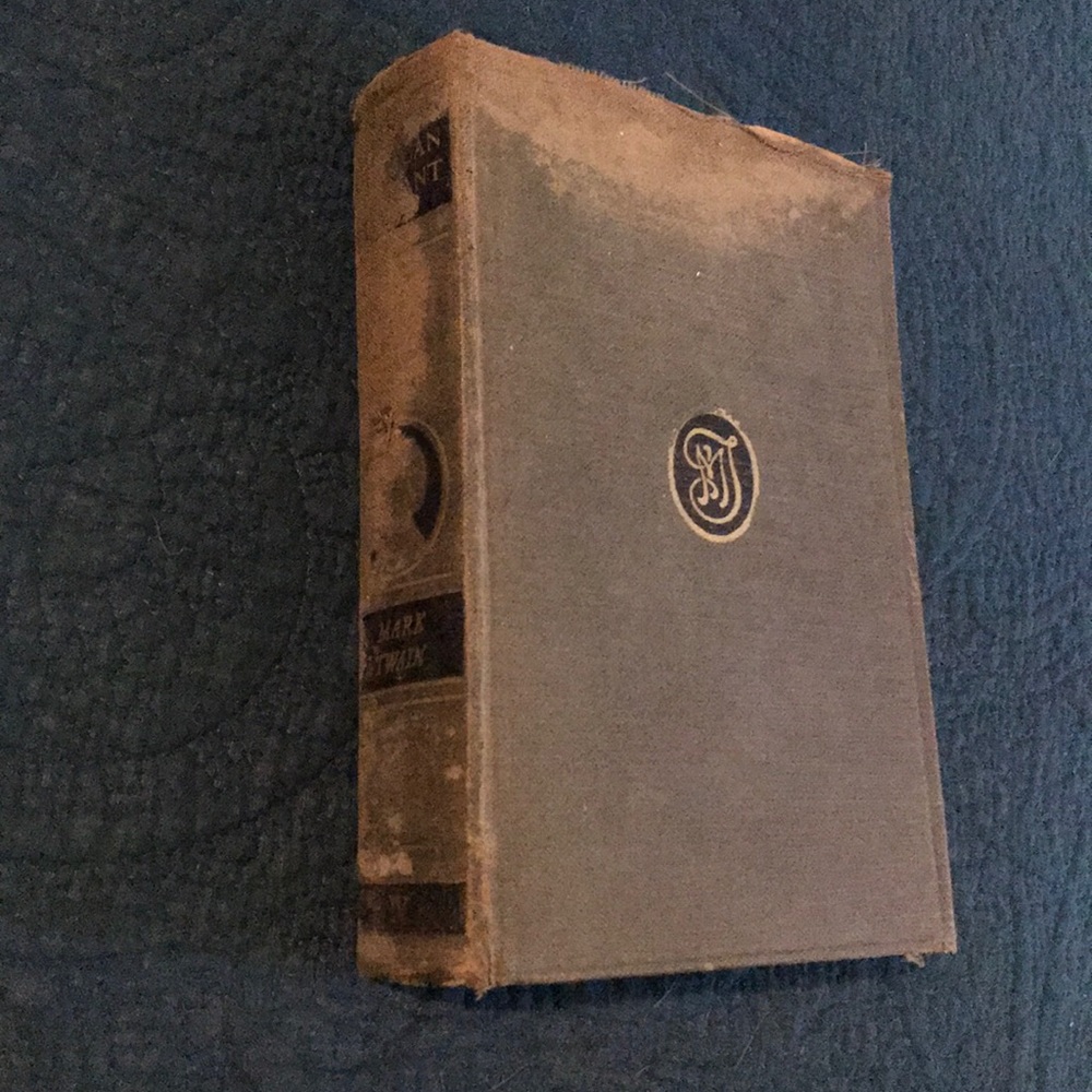 1927 Antique Mark Twain Book
